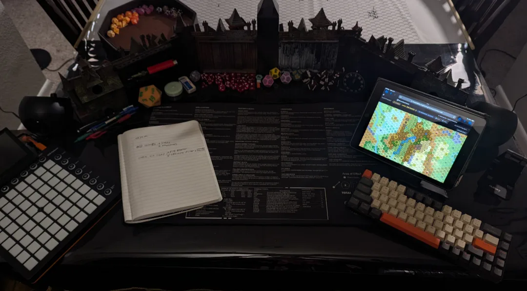 Behind the screen: Launchpad, notes, and the map on a tablet
